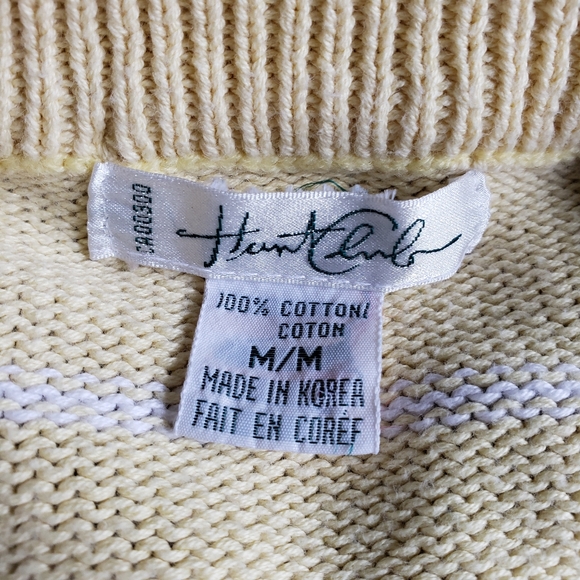 Knit Sweater Men's Women's Preppy Korea Top Retro 80s Style - Picture 5 of 6